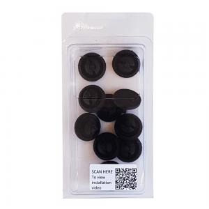 Black Thermoplastic Rubber Breather Valves 10 pieces per pack